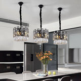 Molinist Clear Crystal Round pendant light