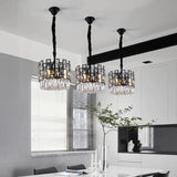 Molinist Clear Crystal Round pendant light