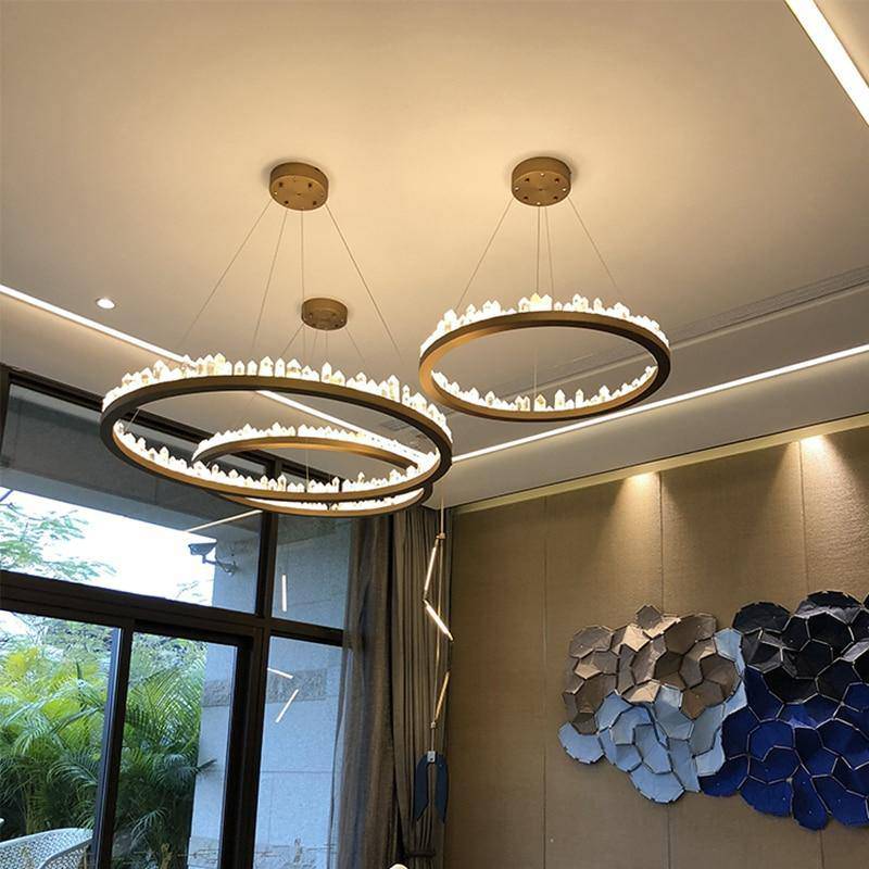 Orianina Crystal Round Chandelier 3000K(changeable)