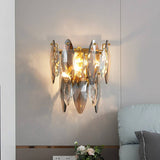 Laza Crystal Wall Sconce 12"H