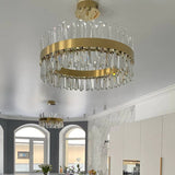 Colvin Crystal Round Chandelier Height 12"