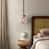 Pearl Glass Ball Pendant Light 5½""D