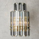 Bonnia Faceted Crystal Wall Sconce width 7¾"